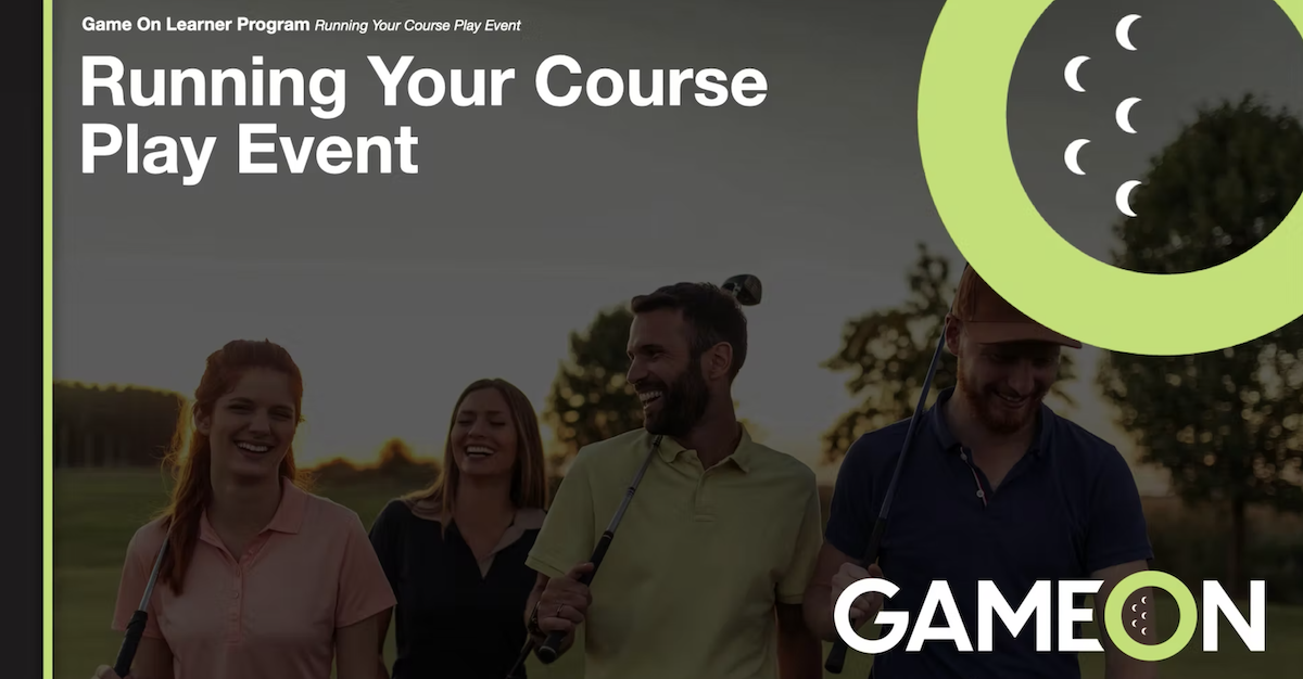 Game On: Running Your Course Play Event